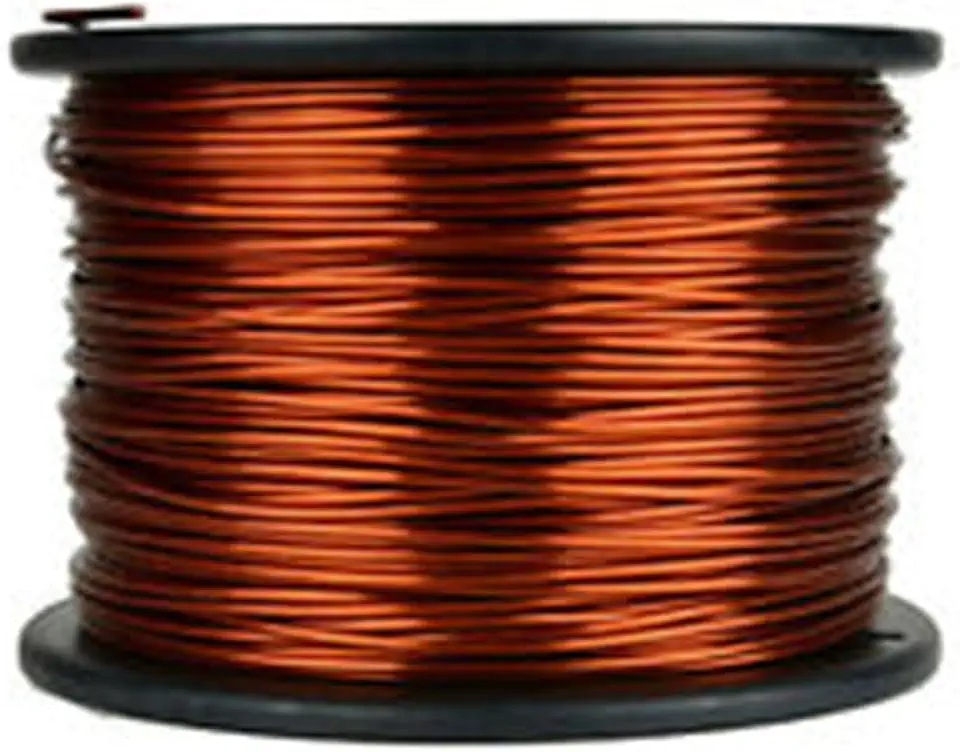 Copper Enameled Magnet Wire for Electric Motor Winding Wire | AWG 10 to 20 Gauges | Electrical Industrial Power Transformer Magnetic Coil Maker (10 Gauge, 5KG)