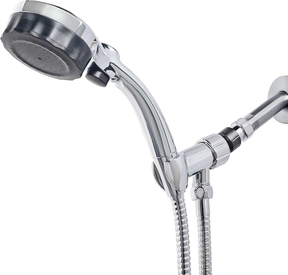 Microbubble Handheld Shower Head 2.0 with Hose, Holder, Pressure Regulating Valve