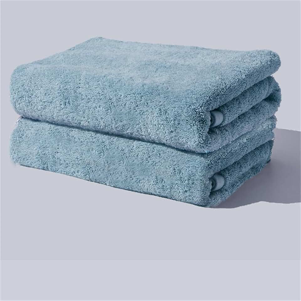 Men's and Women's Bath Towel Set 70x140cm Two-piece Set Soft and Comfortable