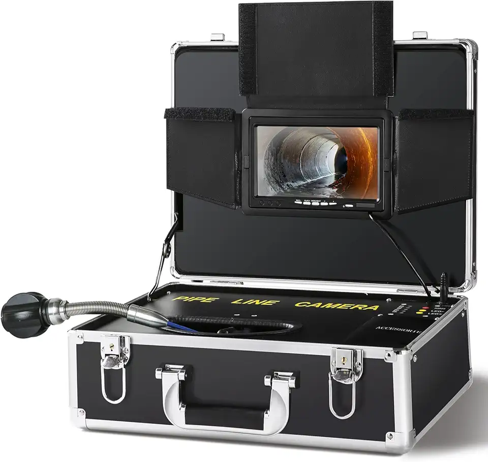 Sewer Camera, 131 ft / 40 m Pipeline Inspection Camera, 7