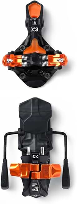 ION 12 Backcountry Ski Bindings, Step-in Guidance, Powerful Lightweight Touring Binding, QuickFlick Heel Lifts, User Friendly Heel Rotation, Pair 2024