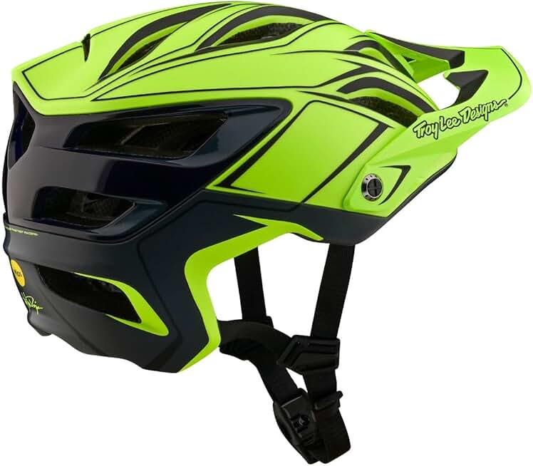 Troy Lee Designs A3 Helmet for Bicycle/BMX/Enduro Racing, MIPS/EPP/EPS Protection, 3-Piece Shell, Lightweight