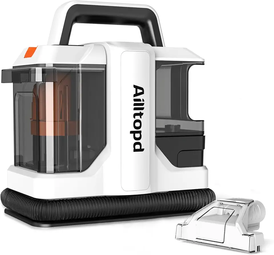 Portable Carpet and Spot Cleaner Machine, Powerful Deep Stain Cleaning for Couch, Pets, Car Seats, Furniture, Spot with Brushhead