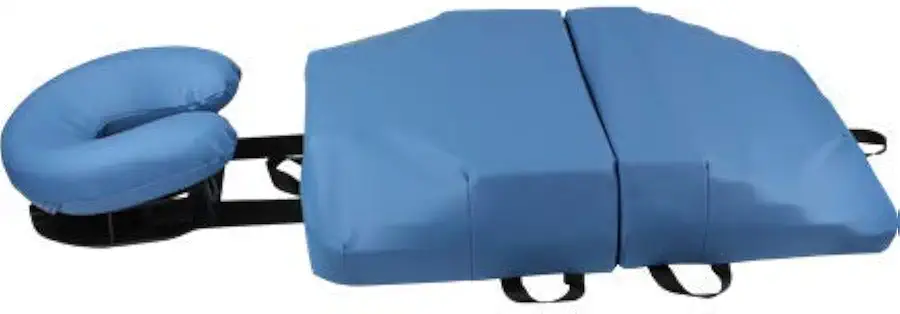 Support System for Massage, Physical Therapy, Pregnancy, Face Down Recovery, Vitrectomy, or Large Breast Face Down Positioning (3-Piece Original bodyCushion)