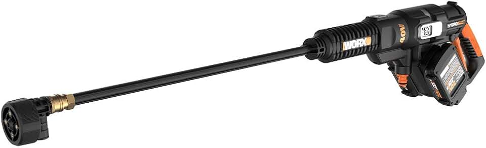 WORX 40V Power Share Hydroshot 2X20V Portable Power Cleaner (Batteries & Charger Included) - WG644 Black/Orange