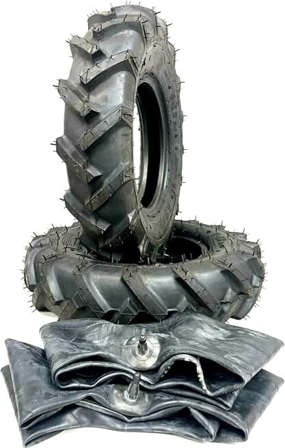 Two 6-12 6x12 R 1 Bar Lug Tractor Climb Tires Heavy Duty Grip Mud