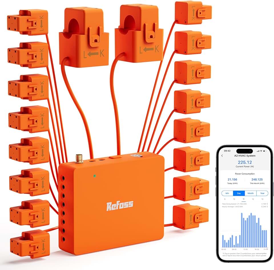 Refoss Smart Home Energy Monitor and Refoss Smart Plug with Energy Monitoring