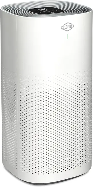 Clorox Air Purifiers for Home, True HEPA Filter, XL Rooms up to 2,220 sq ft, Removes 99.9% of Mold, Viruses, Wildfire Smoke, Allergens, Pet Allergies, Dust, AUTO Mode, UV-C Lightbulb, Whisper Quiet