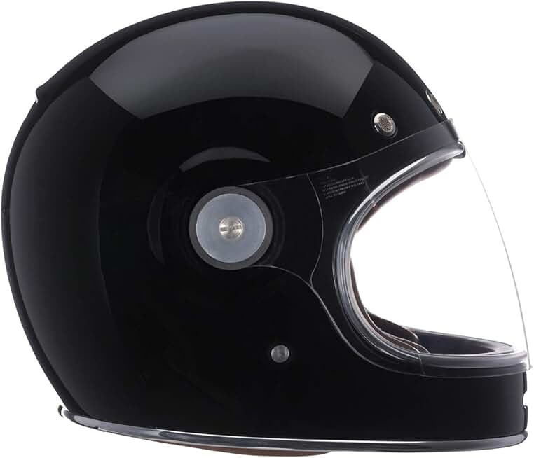 Bell Bullitt Full-Face Motorcycle Helmet (Solid Gloss Black, XX-Large)