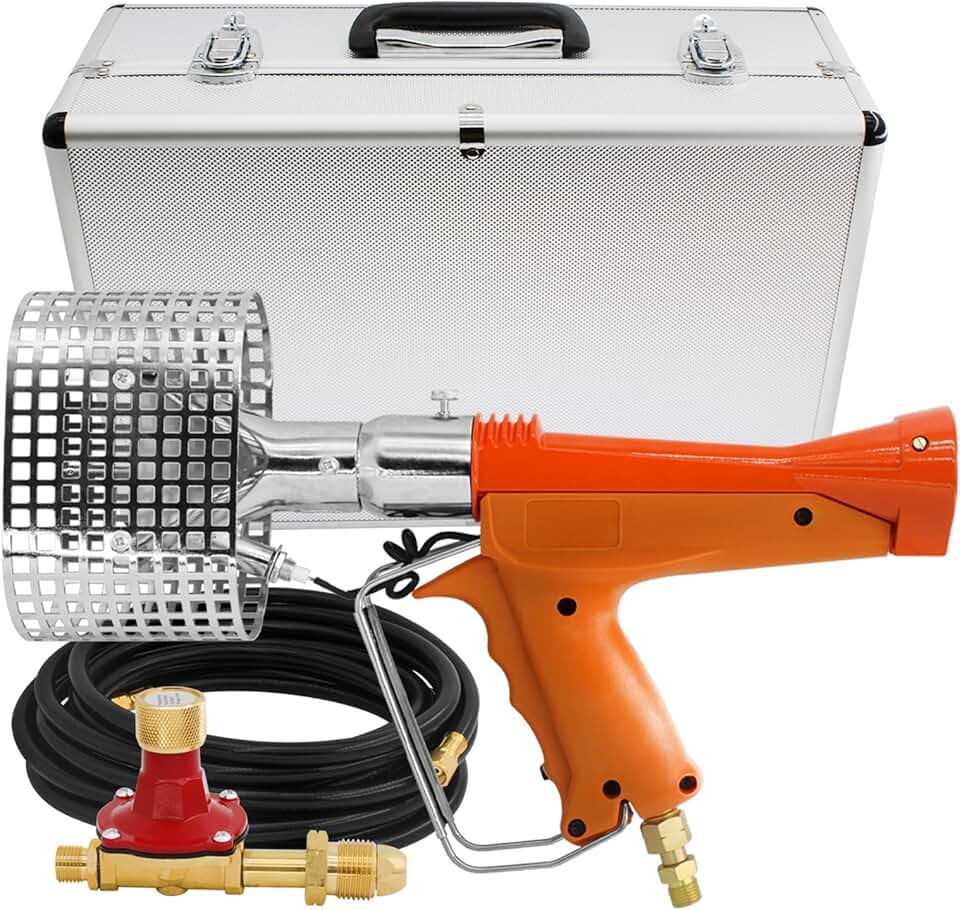 Shrink Wrap Heat Gun,Propane Heat Tool,Ready to Use with 26' Hose, Regulator, Hard Case