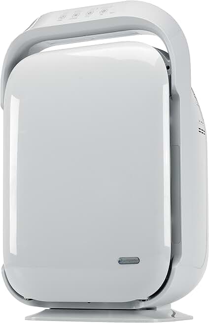 GermGuardian Hi-Performance Air Purifier with HEPA Filter, UV-C, Timer, Ionizer, Removes 99.97% of Pollutants, Large Rooms, UV-C Light Helps Reduce Germs, Zero Ozone Verified, 27”, White, AC9200WCA