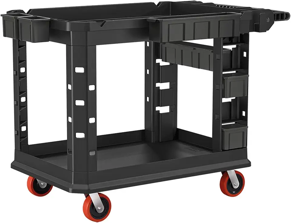 Suncast Commercial PUCHD2645 Utility Cart, Heavy Duty Plus, 500 Pounds Load Capacity, Black