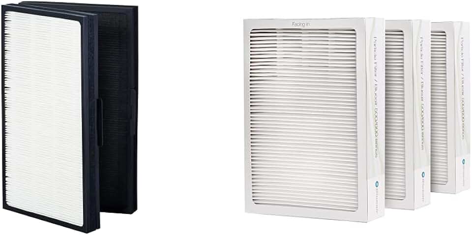 BLUEAIR Pro M, L, XL Genuine Replacement Particle Filter & Classic 500/600 Genuine Particle Replacement Filter; fits 680i, 501, 503, 505, 510, 550E, 555EB, 601, 605, 650E