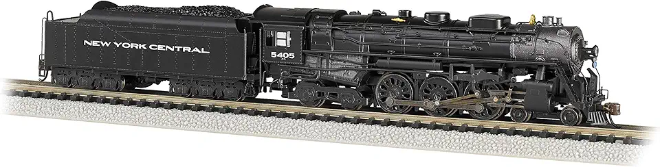 Bachmann Trains - 4-6-4 Hudson - DCC ECONAMI Sound Value-Equipped Locomotive - New York Central #5405 (Later, Gothic Lettering) - N Scale (53651)