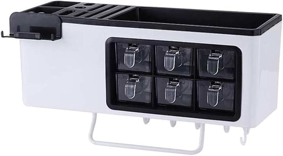 GYLXW Plastic Multifunctional Kitchen Rack Utensil Holder Chopsticks Knives Spice Utensil Holder Steel Knives