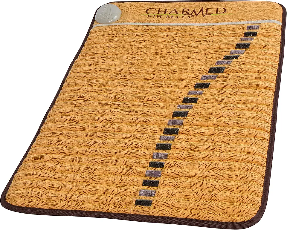 Far Infrared Heating Pad: Amethyst & Tourmaline Crystal, Electric Radiant Heating Pads for Deep Heat (20