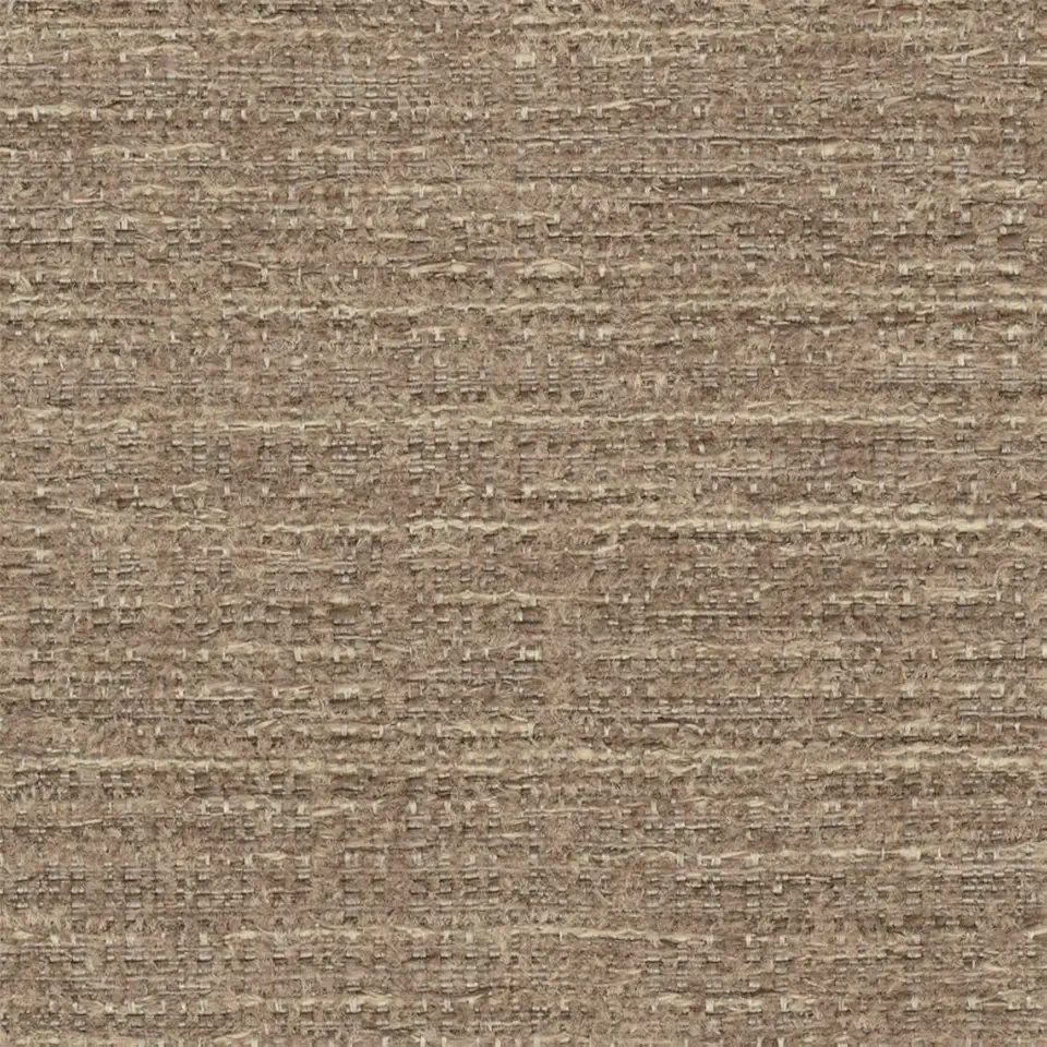 Liz Jordan-Hill Brown Stain Resistant Chenille Uphostery Fabric 100% Polyester Woven for Furniture, Sofa, Barstool, DIY Crafting (55