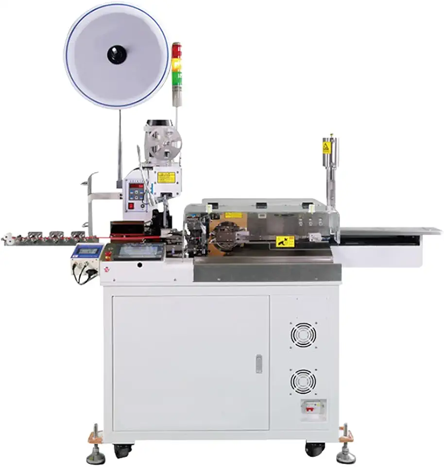 EASTONTECH EA22G Automatic Wire Cable Cutting Stripping Twisting And Tin Soldering Machine