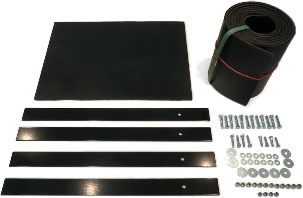 The ROP Shop | New Universal Snow Plow Deflector KIT fits Boss Plow Blade Power Straight Poly V