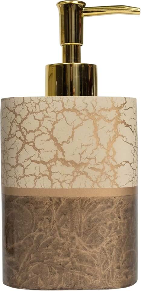 Sweet Home Collection Bathroom Accessories Collection Unique Decorative Beautiful Designs Bath Décor, Lotion Pump/Soap Dispenser, Parker (Pack of 24)