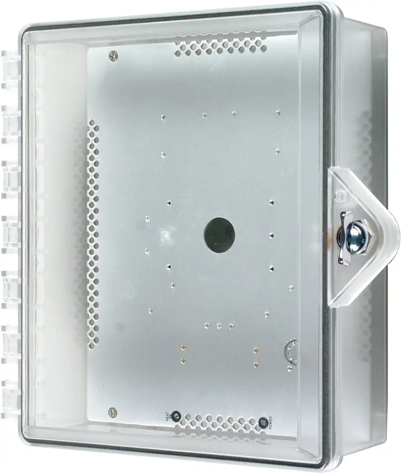 Safety Technology International, Inc. STI-7521-HTR Heated NEMA 4X Polycarbonate Enclosure - Thumb Lock, Environmental Protective Cabinet