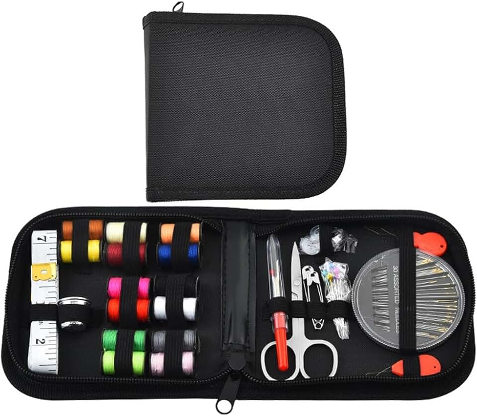 LJCHBY Portable Home Sewing Bag Multifunctional Travel Sewing Kit 70 Pieces Set Sewing Repair Tools
