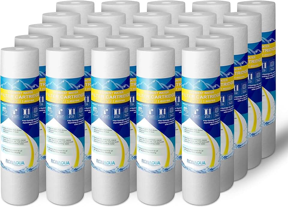 Ronaqua Big Sediment Replacement Water Filters 1 Micron 4.5