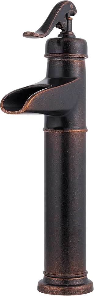Pfister LF040YP0U LF-040-YP0U Ashfield Single Control Vessel Bathroom Faucet in Rustic Bronze, 1.2gpm, 1.2 GPM