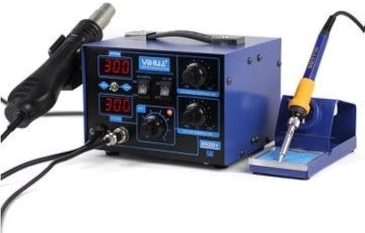 2 in 1 YH-862D+ Dual Digital Rework Station Hot Air Gun+Soldering Iron 110V/220