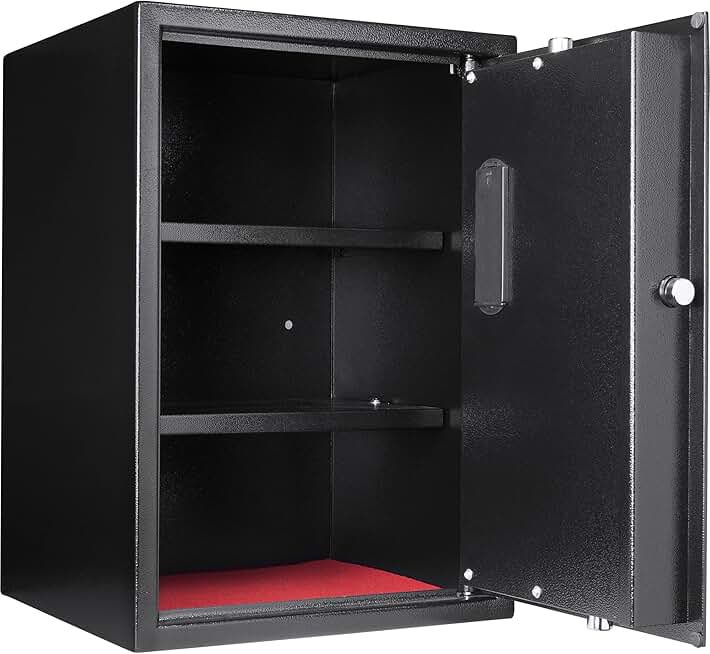 Barska Digital Keypad Home & Office Steel Security Safe Lock Box with ...