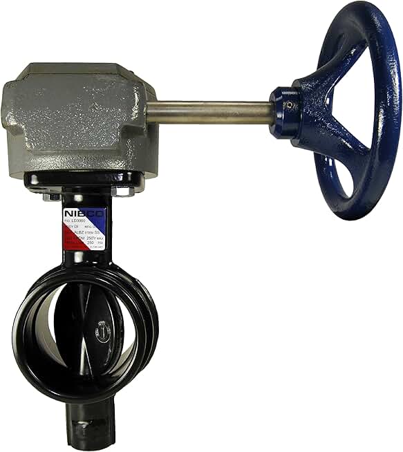 NIBCO GD47655 10 GRV BFV GEAR OP DUCT IRON