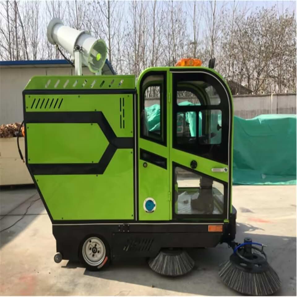 Electric Road Sweeper Brands Manual Johnston Parking lot Snow Sweeper