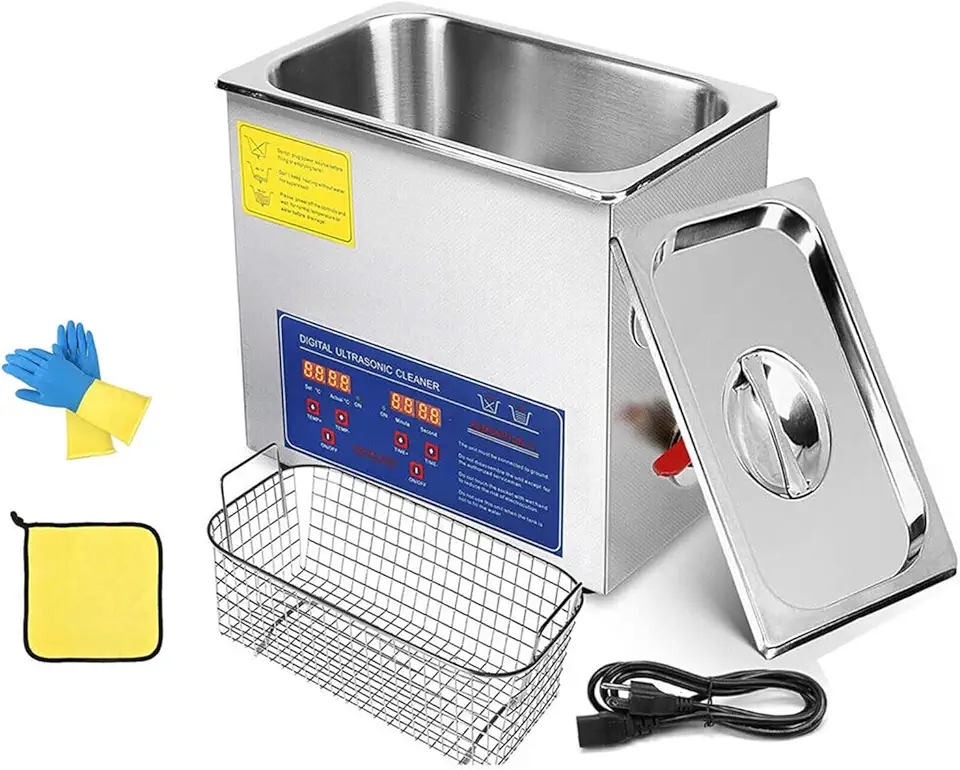 Professional 30L Ultrasonic Cleaner, 500W Heater, 600W Ultrasonic, with Digital Timer, Heater 304 Stainless Steel, for Jewelry Rings Diamond Watch Glasses Circuit Board Dentures Small Parts