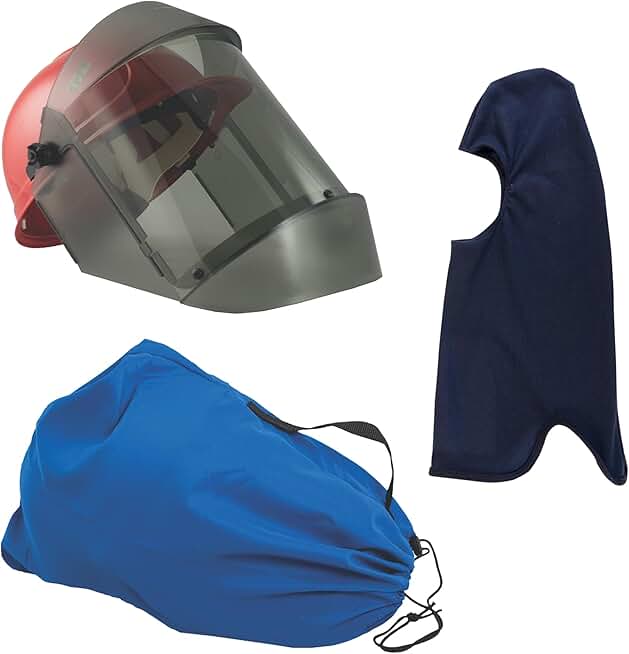 Oberon Arc Flash Face Shield - 12 Cal - Hard Cap and Face Shield Kit - TCG Series