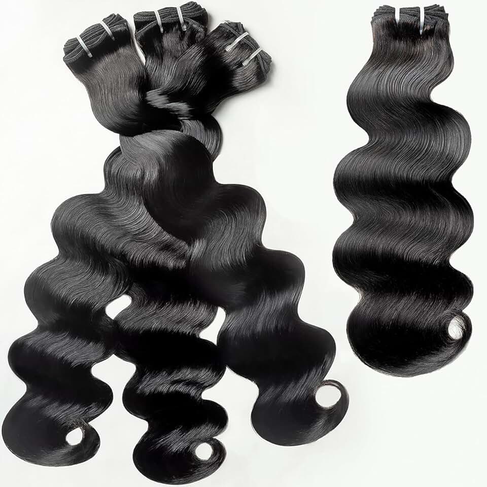TRIIPPY (18 20 20 20 Inches) Raw Body Wave Human Hair 4 Bundles,Triple Lifespan Than Regular Virgin Hair No.1 Sales Of Raw Hair Bundles Keep Silky And Smooth After Multiple Washes 100% indian Raw Hair