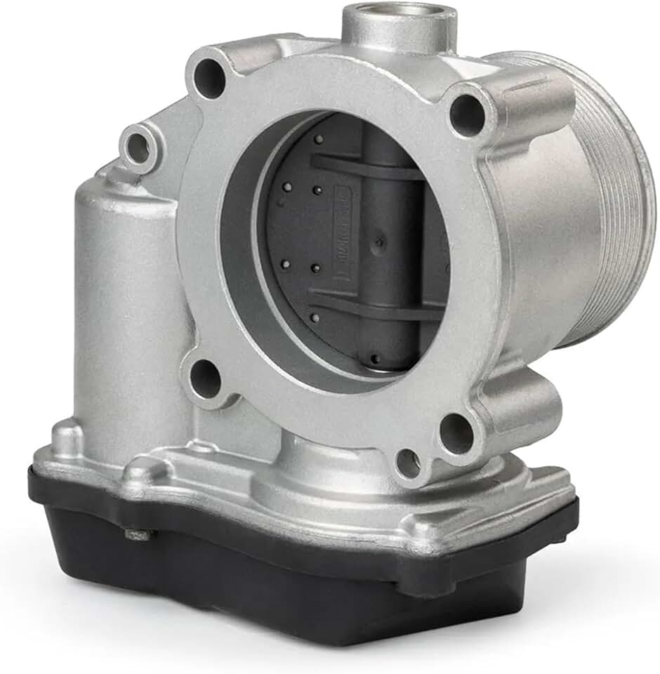 Refurbished OEM # 06F133062J 06F133062G Fuel Injection Throttle Body Assembly Compatible with A4 A5 Compatible with VW Jetta Eos Passat