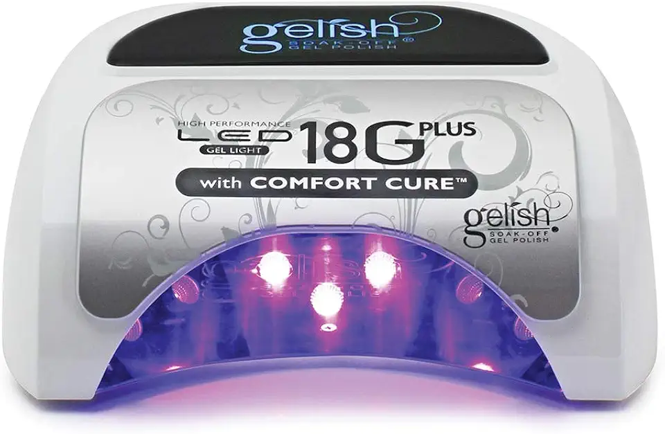 Gelish 18G Plus with Comfort Cure with 36 Watt LED, High Performance Gel Curing Light for Your Gel Nail Polish, Gel Lamp, Nail Lamp