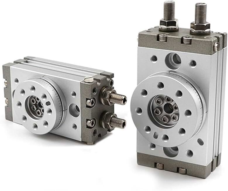 MSQB-70A Pneumatic Rotary Table Cylinder Bolt Adjustment 90 Degrees 180 Degrees 1Pcs