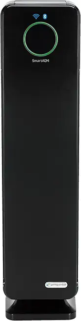 GermGuardian Wi-Fi Bluetooth Smart Voice Control Air Purifier, UV Light Sanitizer Eliminates Germs, Mold, Odors, True HEPA Filters Allergies, Pollen, Smoke, Dust, Pet Dander, 28 inch, CDAP5500BCA