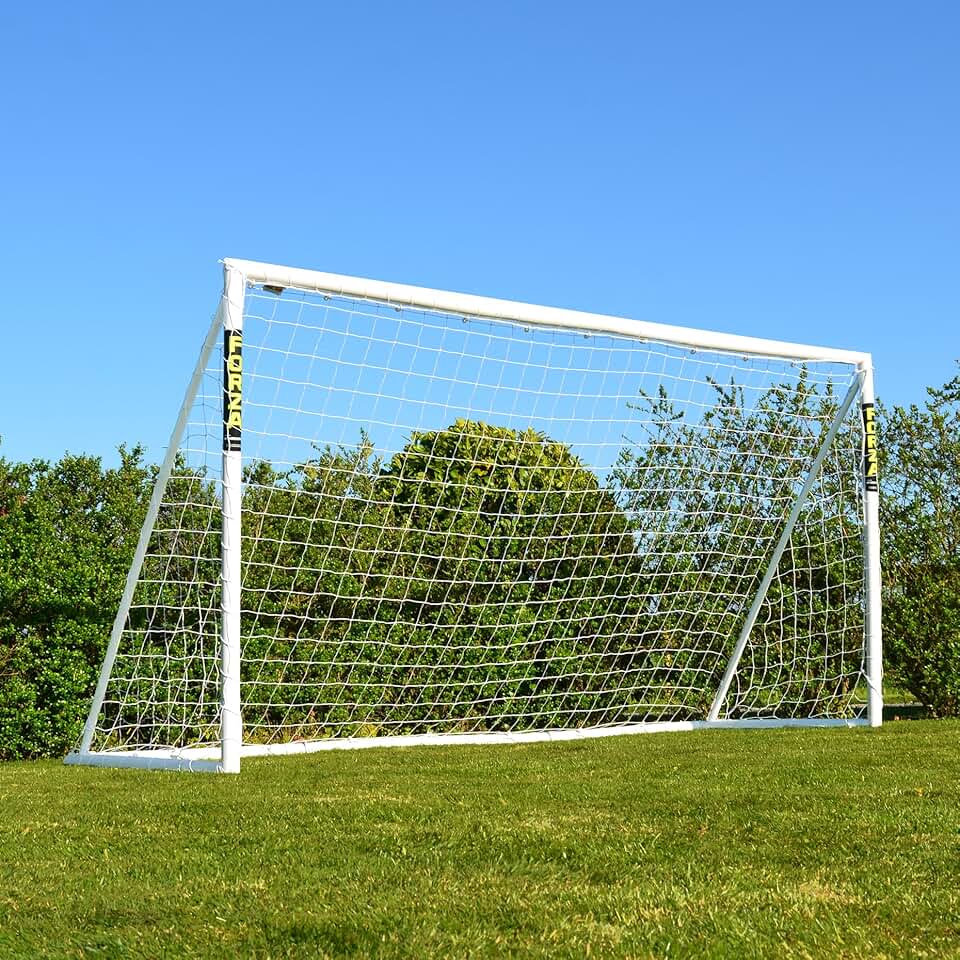 FORZA Backyard Soccer Goals [9 Sizes] | Ultra-Durable uPVC Weatherproof Kids Soccer Goals | Quick Assembly – Every Goal Counts!