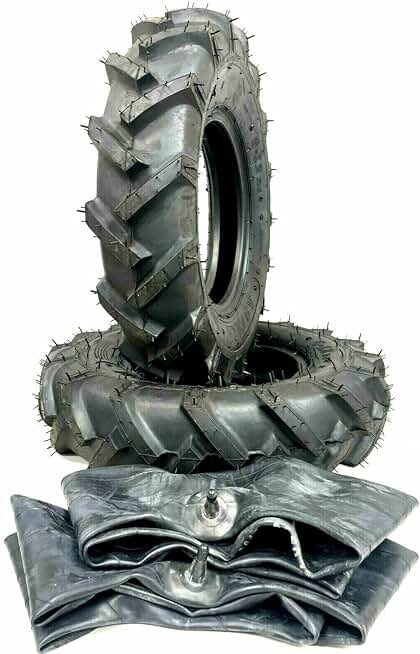 Two 6-12 6x12 R 1 Bar Lug Tractor Climb Tires Heavy Duty Grip Mud