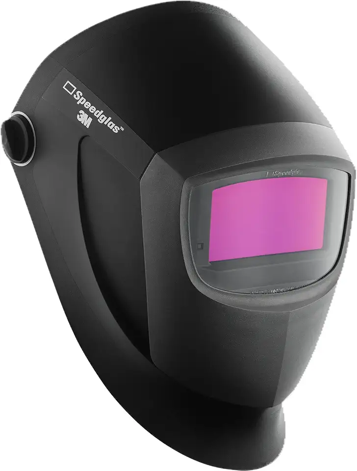 3M Speedglas Welding Helmet 9002NC, 04-0100-20NC, with Natural Color Technology Auto Darkening Filter for MMAW TIG MIG Welding Helmet,black/Silver