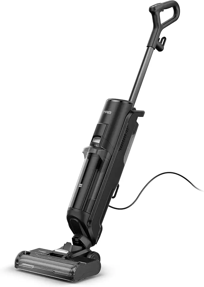 TAB S5 Mop Vacuum Cleaner for Hard Floor - Vacuum Mop All in One, Wet Dry Vacuum Cleaner with Upgraded High Rotational Speed, Real Deep Cleaning, Floor Cleaner Machine, Electric Mop, Self-Cleaning