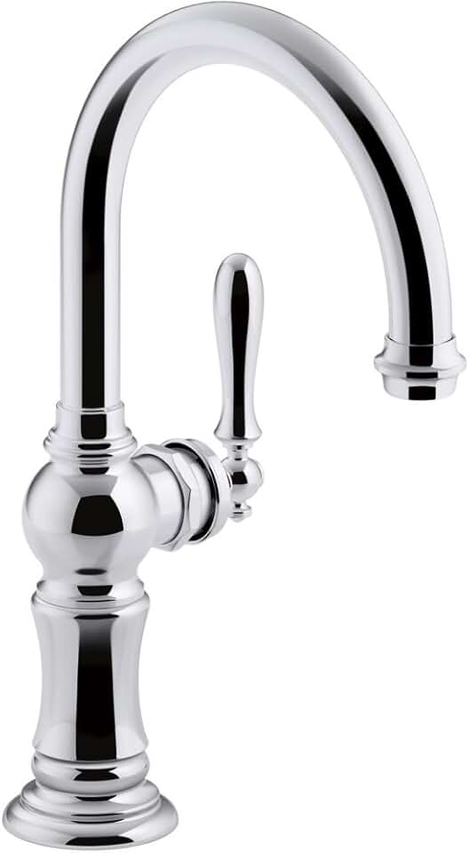 Artifacts single-handle bar sink faucet with 13-1/16