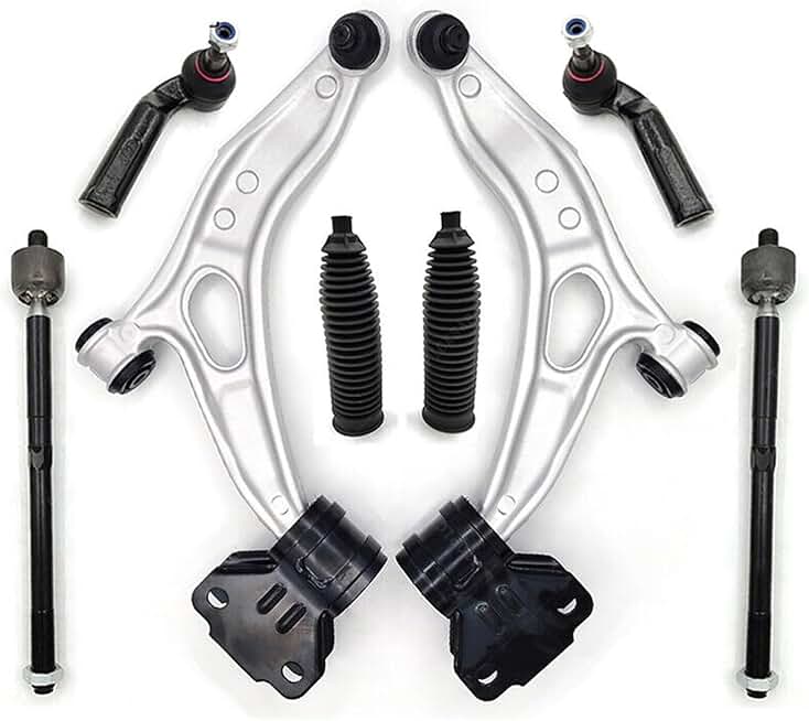 Front Lower Control Arm Ball Joint Sway Bar Link Suspension 8pcs Kit Compatible with Focus C-Max 2012 2013 2014 2015 2016