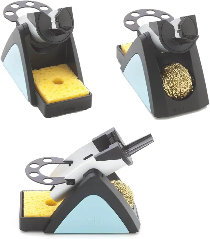 Weller WT2021MS 2-Channel Digital Soldering Station, 150 W, with 40 W Microsoldering Iron & 80 W Micro Desoldering Tweezers