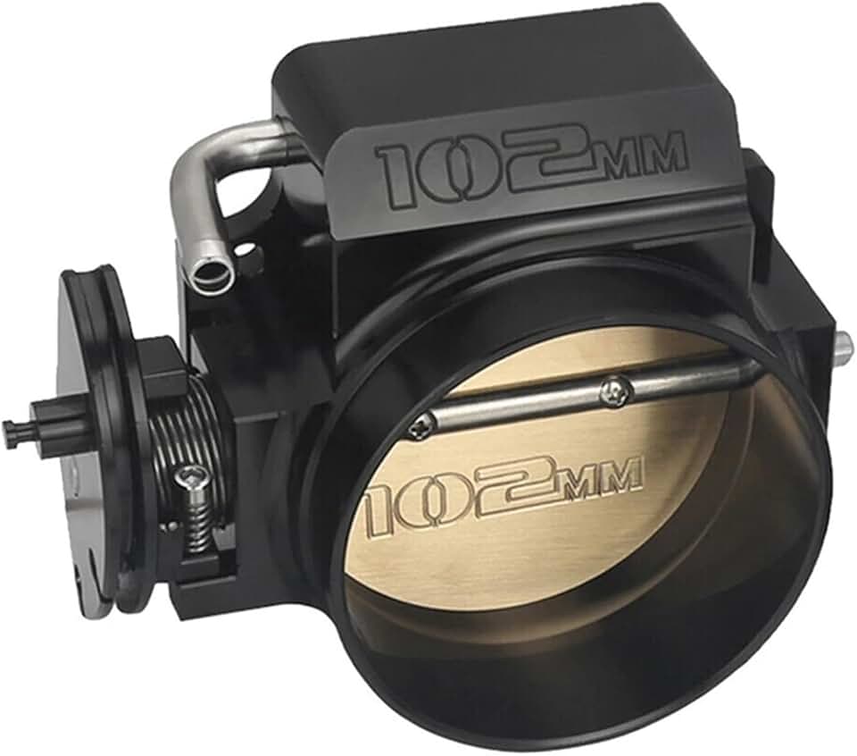 Black 102Mm Throttle Body Compatible with LS1 LS2 LS3 LS6 LSX LS7 Replacement Parts Accessories