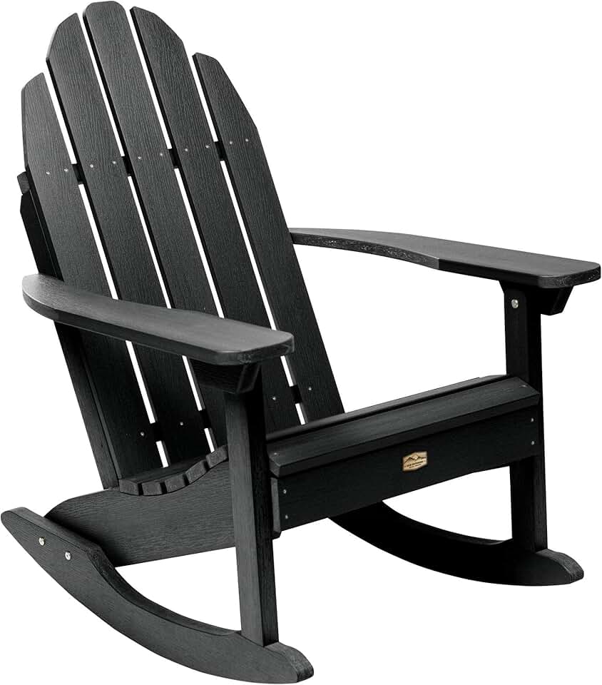 Elk Outdoors The Essential Adirondack Rocking Chair, Abyss
