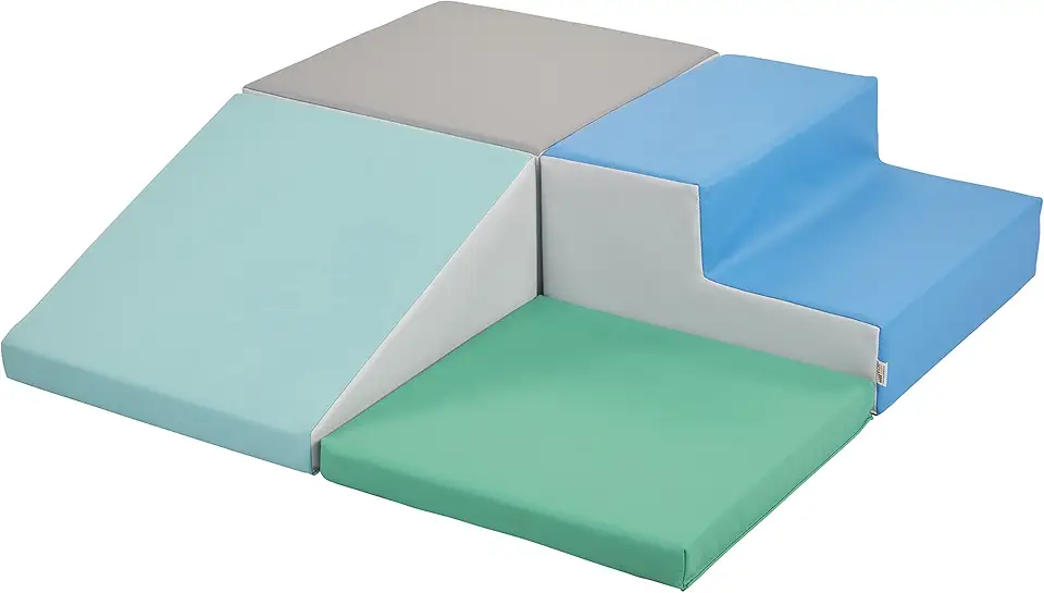 ECR4Kids SoftZone Little Me Corner Climber, Toddler Playset, Contemporary, 4-Piece