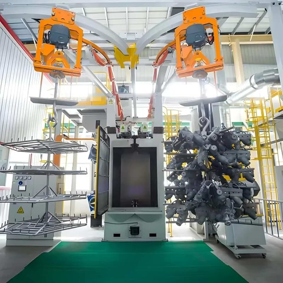 Industrial Hook Shot Blasting Machine Hook Type Shot Blasting Machine Widely Used Castings Forgings Welded Parts